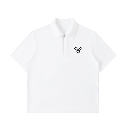 X SHAUN - Half-Zip Cotton Polo Shirt
