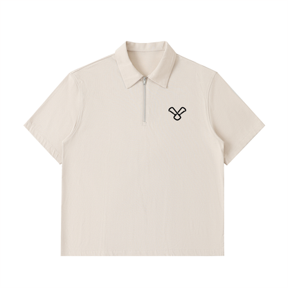 X SHAUN - Half-Zip Cotton Polo Shirt