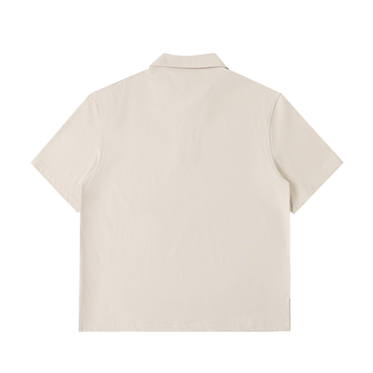 X SHAUN - Half-Zip Cotton Polo Shirt